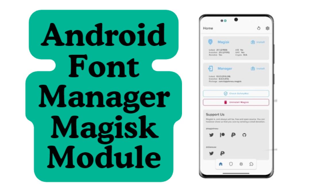 Android Font Manager Magisk Module
